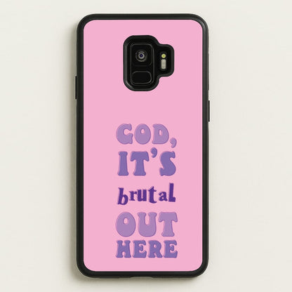Brutal - Olivia  - Olivia Rodrigo Phone Case for Galaxy S9