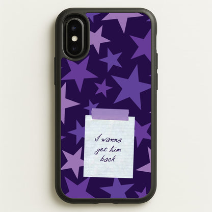I Wanna Get Him Back  - Olivia Phone Case for iPhone X / XS