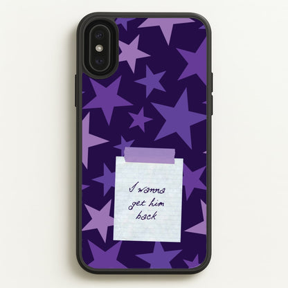 I Wanna Get Him Back  - Olivia Phone Case for iPhone XS Max