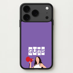 Olivia Red Megaphone Phone Case for iPhone 17 Pro