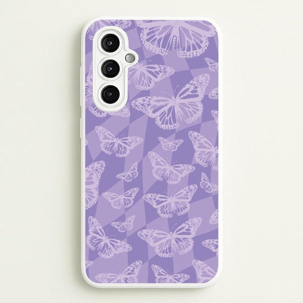 Abstract Butterflies Pattern  - Olivia Phone Case for Galaxy A14