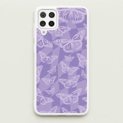Abstract Butterflies Pattern  - Olivia Phone Case for Galaxy A12