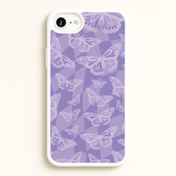 Abstract Butterflies Pattern  - Olivia Phone Case for iPhone 6 / 7 / 8 / SE