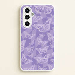Abstract Butterflies Pattern  - Olivia Phone Case for Galaxy A54