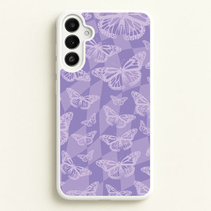 Abstract Butterflies Pattern  - Olivia Phone Case for Galaxy A34