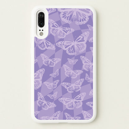 Abstract Butterflies Pattern  - Olivia Phone Case for Huawei P20