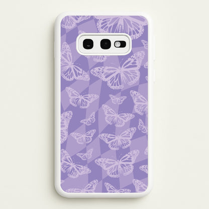 Abstract Butterflies Pattern  - Olivia Phone Case for Galaxy S10e