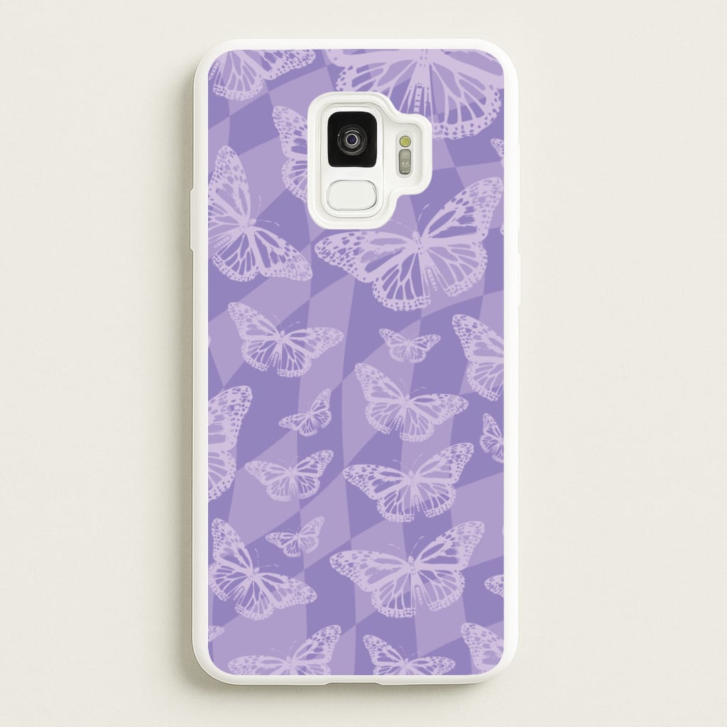 Abstract Butterflies Pattern  - Olivia Phone Case for Galaxy S9