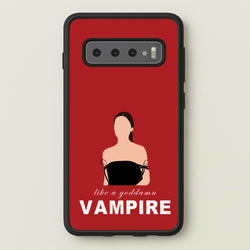 Goddamn Vampire  - Olivia Phone Case for Galaxy S10 Plus