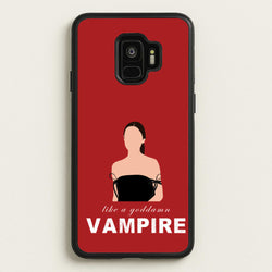 Goddamn Vampire  - Olivia Phone Case for Galaxy S9