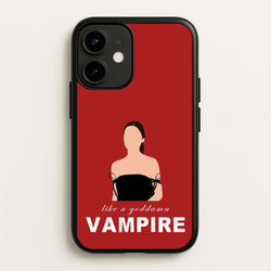 Goddamn Vampire  - Olivia Phone Case for iPhone 12 / 12 Pro