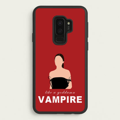 Goddamn Vampire  - Olivia Phone Case for Galaxy S9 Plus