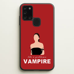 Goddamn Vampire  - Olivia Phone Case for Galaxy A21s