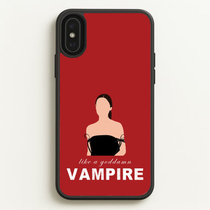 Goddamn Vampire  - Olivia Phone Case for iPhone XS Max