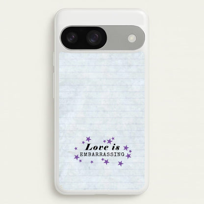 Love Is Embarrassing Note  - Olivia Phone Case for Google Pixel 9 / 9 Pro