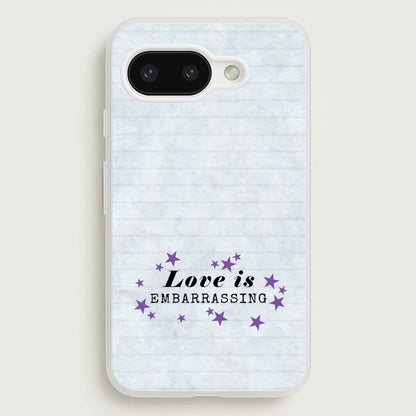 Love Is Embarrassing Note  - Olivia Phone Case for Google Pixel 9a