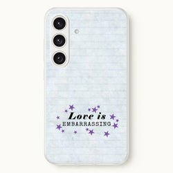 Love Is Embarrassing Note  - Olivia Phone Case for Galaxy S25 Plus