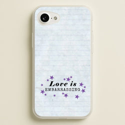 Love Is Embarrassing Note  - Olivia Phone Case for iPhone 16e