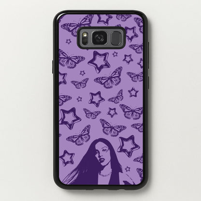 Stars And Butterflies Pattern  - Olivia Phone Case for Galaxy S8