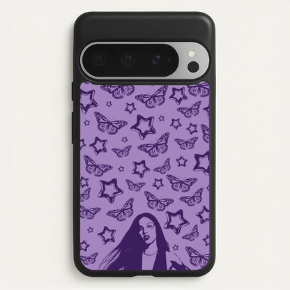 Stars And Butterflies Pattern  - Olivia Phone Case for Google Pixel 9 Pro XL