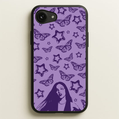 Stars And Butterflies Pattern  - Olivia Phone Case for iPhone 16e