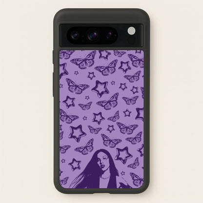 Stars And Butterflies Pattern  - Olivia Phone Case for Google Pixel 8 Pro