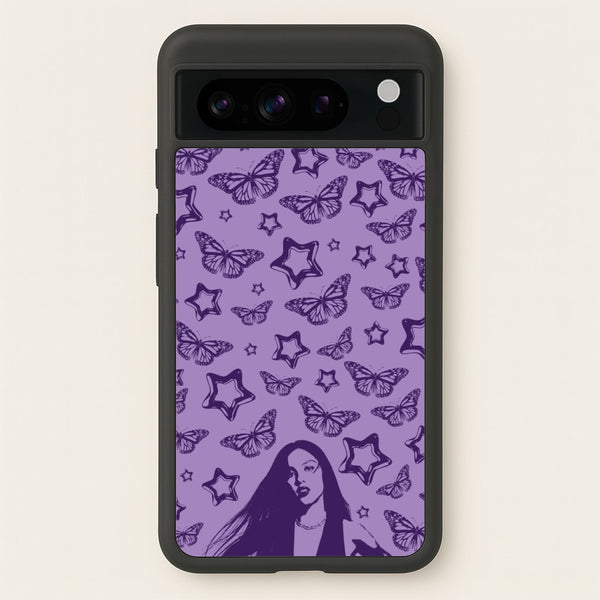 Stars And Butterflies Pattern  - Olivia Phone Case for Google Pixel 8 Pro