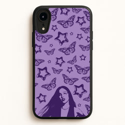 Stars And Butterflies Pattern  - Olivia Phone Case for iPhone XR