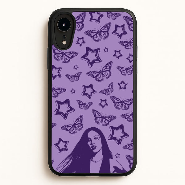 Stars And Butterflies Pattern  - Olivia Phone Case for iPhone XR