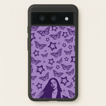 Stars And Butterflies Pattern  - Olivia Phone Case for Google Pixel 8a