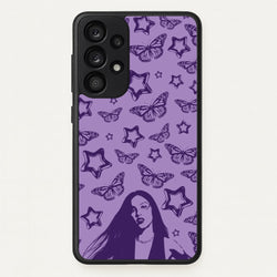Stars And Butterflies Pattern  - Olivia Phone Case for Galaxy A53