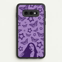 Stars And Butterflies Pattern  - Olivia Phone Case for Galaxy S10e