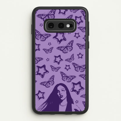 Stars And Butterflies Pattern  - Olivia Phone Case for Galaxy S10e