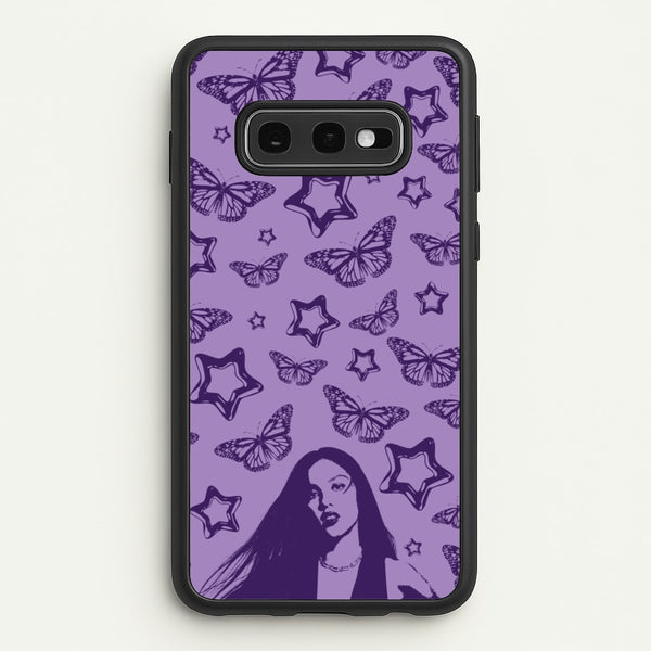 Stars And Butterflies Pattern  - Olivia Phone Case for Galaxy S10e