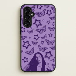 Stars And Butterflies Pattern  - Olivia Phone Case for Galaxy A54