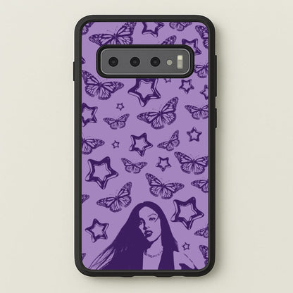 Stars And Butterflies Pattern  - Olivia Phone Case for Galaxy S10