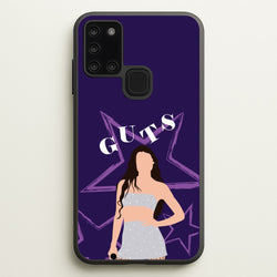 Dark Purple Olivia  - Olivia Phone Case for Galaxy A21s