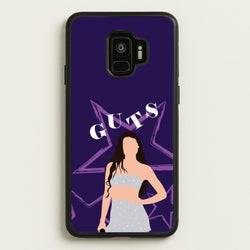 Dark Purple Olivia  - Olivia Phone Case for Galaxy S9