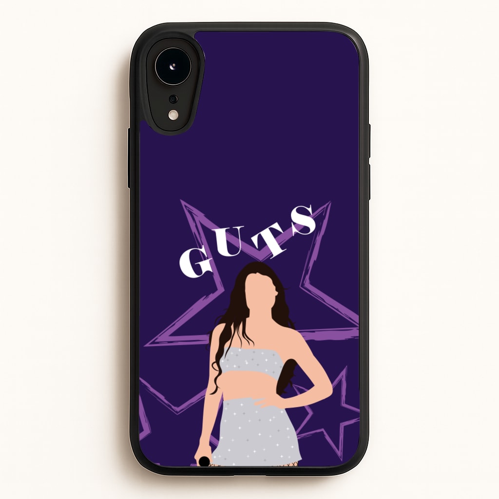 Dark Purple Olivia  - Olivia Phone Case for iPhone XR