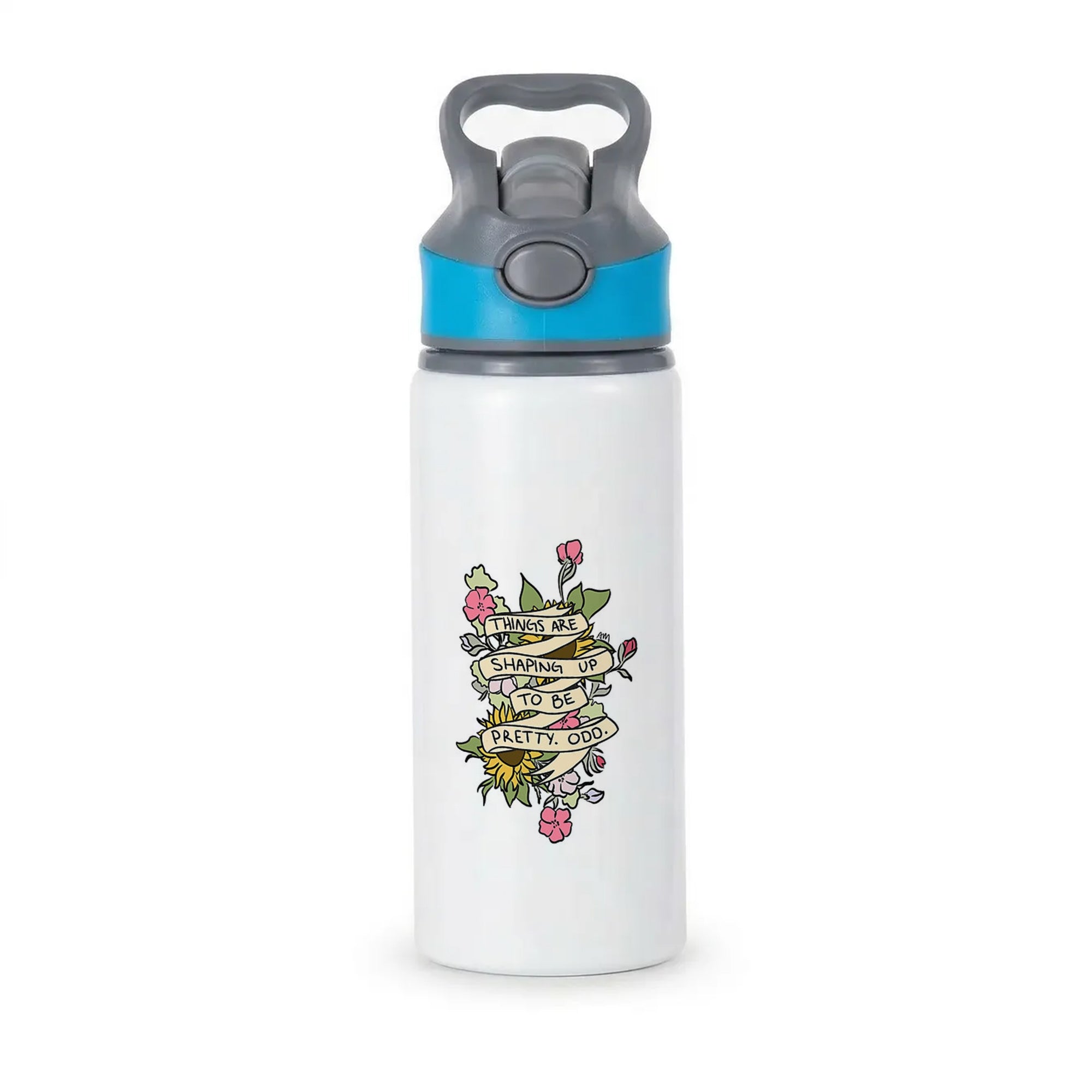 Things are Shaping up to be Pretty Odd Active Water Bottle - Blue