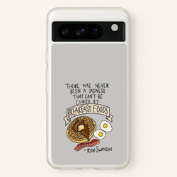 Breakfast Foods - Parks  - Parks and Recreation Phone Case for Google Pixel 8 Pro