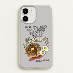Breakfast Foods - Parks  - Parks and Recreation Phone Case for iPhone 12 Mini