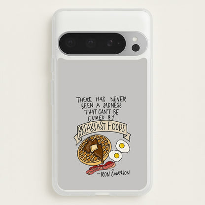 Breakfast Foods - Parks  - Parks and Recreation Phone Case for Google Pixel 9 Pro XL