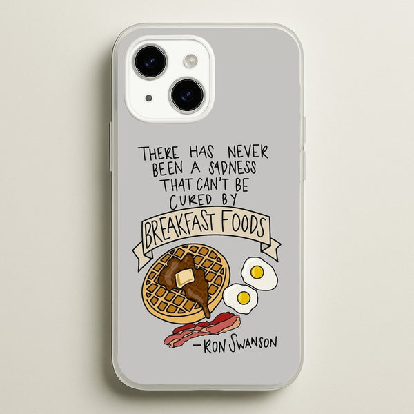 Breakfast Foods - Parks  - Parks and Recreation Phone Case for iPhone 15
