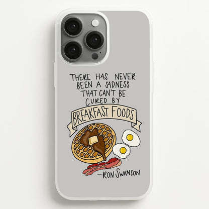 Breakfast Foods - Parks  - Parks and Recreation Phone Case for iPhone 13 Pro Max