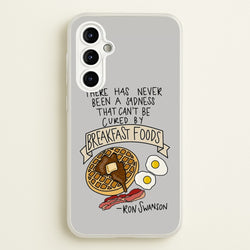 Breakfast Foods - Parks  - Parks and Recreation Phone Case for Galaxy A54