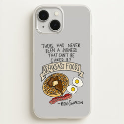 Breakfast Foods - Parks  - Parks and Recreation Phone Case for iPhone 13