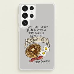 Breakfast Foods - Parks  - Parks and Recreation Phone Case for Galaxy S22 Ultra