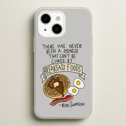 Breakfast Foods - Parks  - Parks and Recreation Phone Case for iPhone 15 Plus