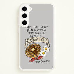 Breakfast Foods - Parks  - Parks and Recreation Phone Case for Galaxy S23 Plus